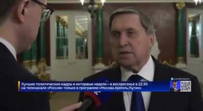 RU POV: &ldquo;President Putin has said several times that if Zelensky is truly ready for a meeting, we invite him to Moscow, and we will guarantee security for everyone and the necessary working conditions&rdquo; said Kremlin aide Yuri Ushakov