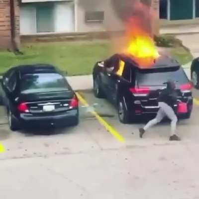 Crazy girl trying to get a revenge on her ex.