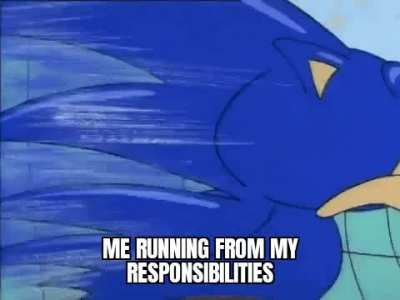 Just gotta keep running