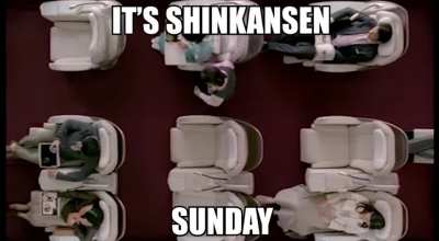 IT'S SHINKANSEN SUNDAY
