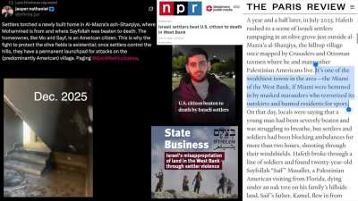 Settler terrorists torch home in predominantly Palestinian-American village, where US citizen was previously murdered. The violence mirrors the KKK&rsquo;s racial terror; Israeli settlers act with State backing &amp;amp; participation.