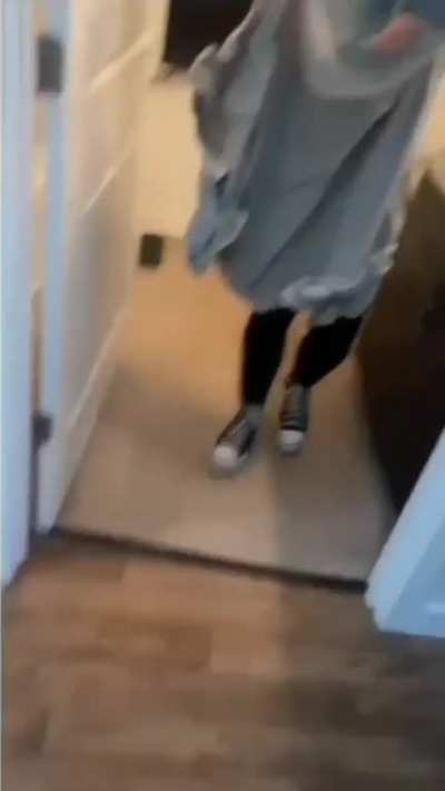 He walked into it