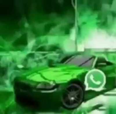Oh yeah baby, it's the whatsapp car
