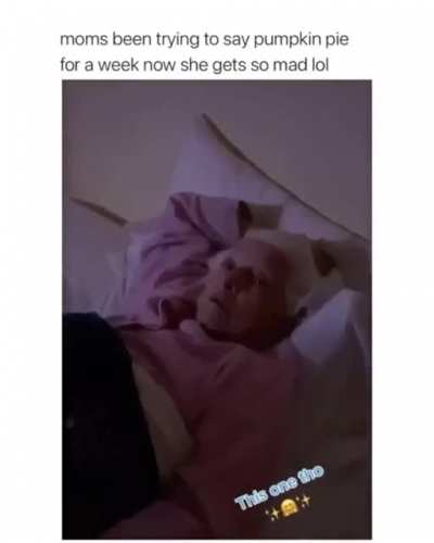 To give her credit, English is a hard language to learn