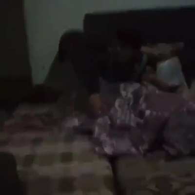 Children in occupied Palestine cannot sleep under the rumbling sounds of the hitting missiles being launched by the oppressor Israel