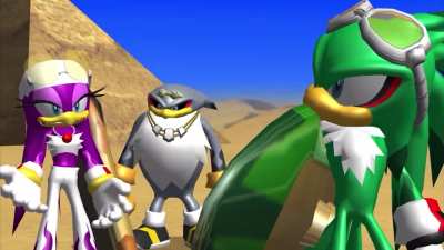 The best joke from the Sonic Riders Fandub