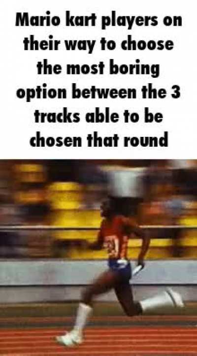 Looking at you, Excitebike Arena &amp;amp; Mario Circuit spam-pickers