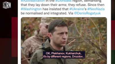 UA POV: Zelensky arguing with one of Azov Commanders (2019)