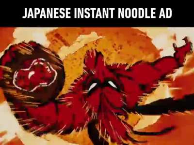 why are the weirdest ads about instant noodles.