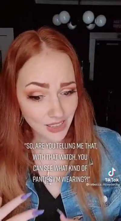 Bond can scan your panties color