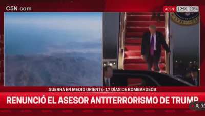 Renuncia Joe Kent, Director Antiterrorismo de Trump; señala que Irán no representa una amenaza para EEUU y que la guerra se inició por presiones del Israel y su poderoso lobby estadounidense.