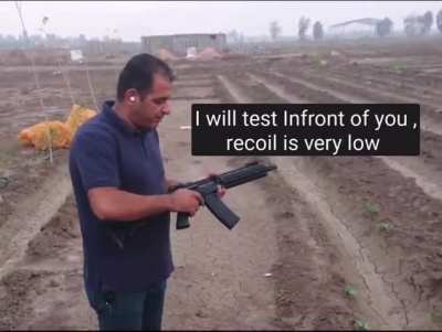 Based iraqi gunsmith makes 5.56 AK and directly challenges the AK12