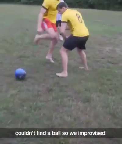 bowling ball football