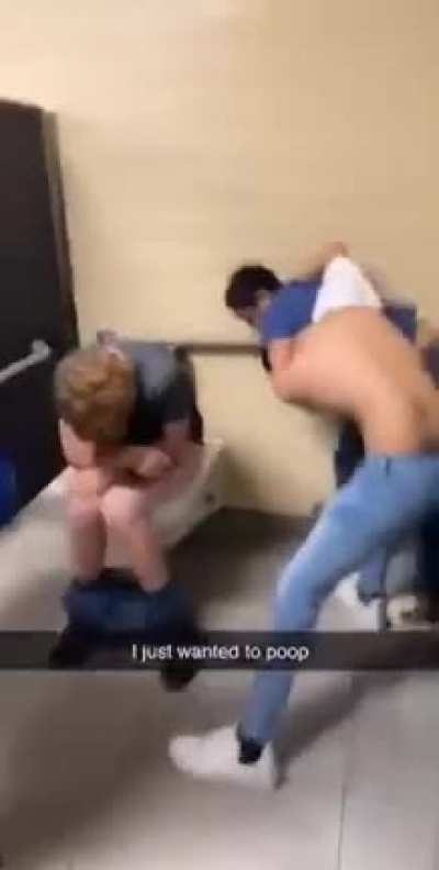 He just wanted to poop