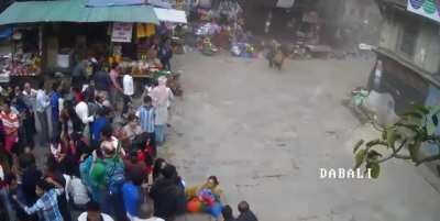 Los terremotos en Gorkha se ponen bien