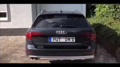 Just a nice EU license plate