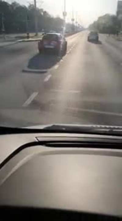 Another angle of S&eacute;bastien Ogier crash