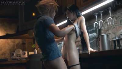 Tifa Lockhart and Cloud (Hydrafxx) [Final Fantasy VII]