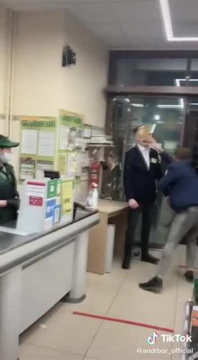 Buying a cake just to throw at security. Not sure if it&rsquo;s been posted already.