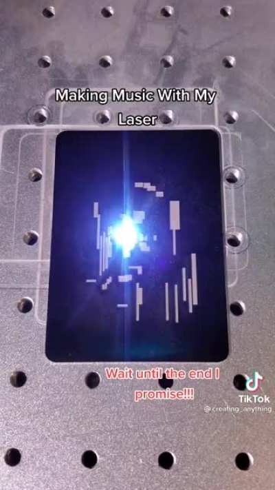 Laser song and art