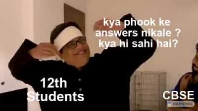 CBSE ANSWER KEY is LuL