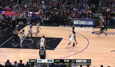 [Highlight] Terance Mann singlehanded wills the Clippers possession with two offensive boards and finishes the and-one!