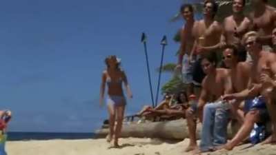 Pamela Anderson in a skimpy bikini from the made-for-TV movie 