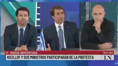 Habló Eduardo Feinmann en contra del desfinanciamiento a la educación pública