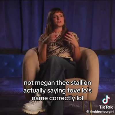 Ain't no WAY Megan was right 🤣 And I thought she was trying to pronounce a French word 😭