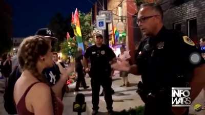 Kaitlin Bennett (Aka Gun Girl) Gets Chewed Out By Police For Harassing People At Pride Event