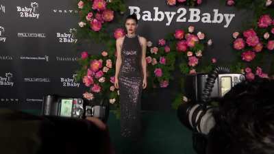 Alexandra Daddario semi-sheer dress clip (Nov. 2022)