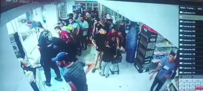 The moment israel bombed a market place full of people