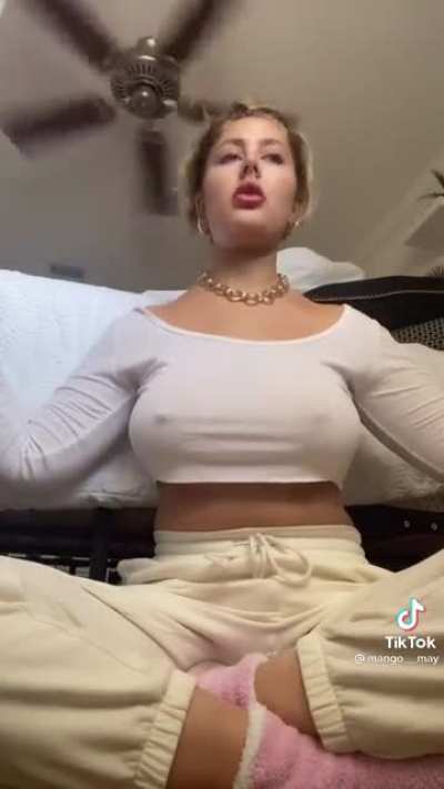 Did anyone hear what she was saying