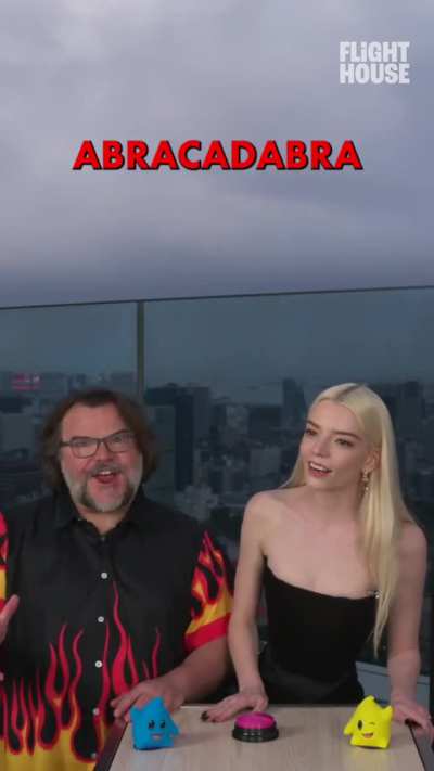 Jack Black trying to finish the lyrics of &ldquo;Abracadabra&rdquo;
