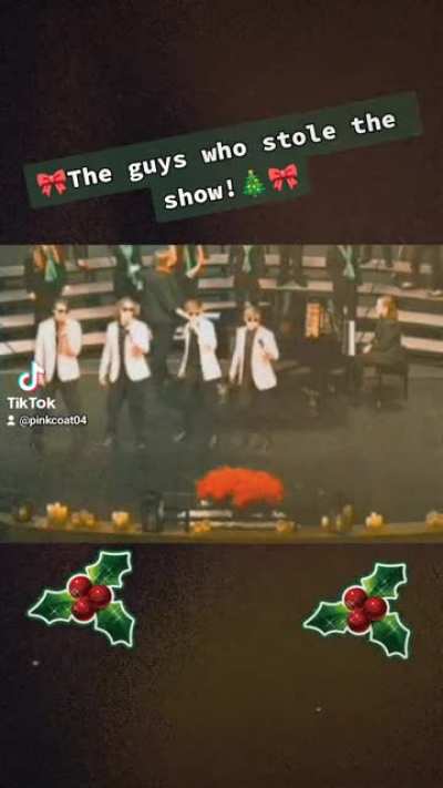 Teens crash Christmas concert.