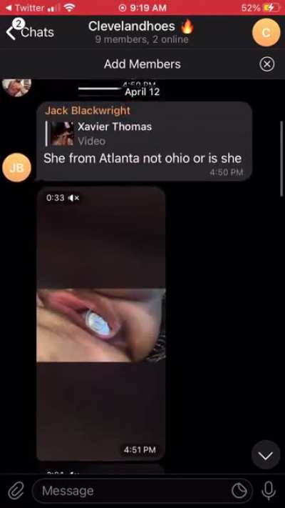 Telegram group chat gotta be from Ohio and got to have at least a couple shorties to post let&rsquo;s get it going add me @TreWally to get in