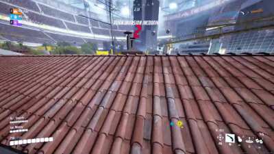 Watching this heavy literally elbow drop through a building had me cackling