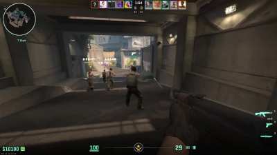 Typed"+attack" in console on begining of round and this happened