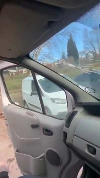Trying to get in a car while it&rsquo;s moving