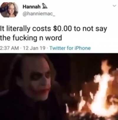 It's about sending a message