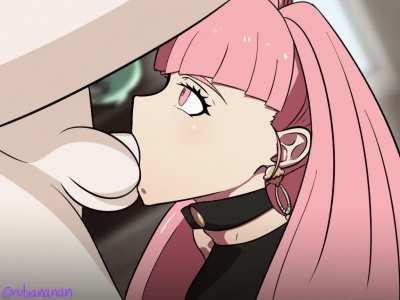 Breaking her choker