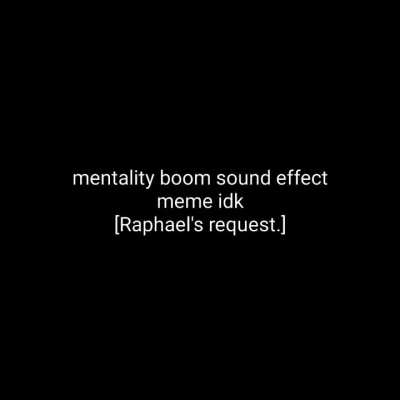Raphael's request. [The error said "this video cannot be less than 2 seconds" thats why theres blank sound in the end.]