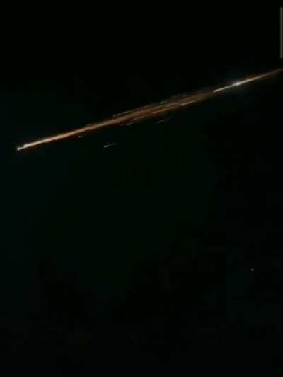 A meteor breaks apart over Nagpur