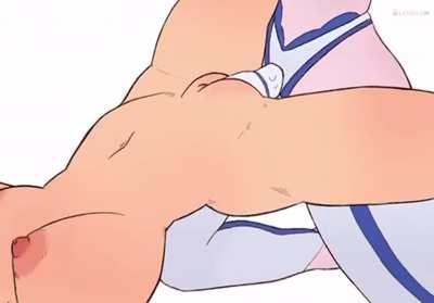 Ryuko getting strap-on action~