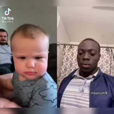 Compilation of "White Smile Borzah" making babies smile