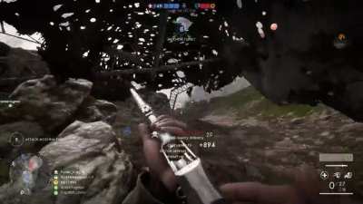 Battlefield 1 intense action