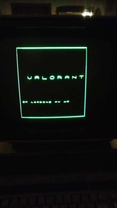 how i made my 1983 hp 86b computer run a fake valorant!