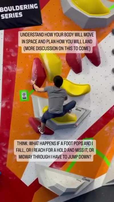 Climbing accident. NSFW injury caught on camera.