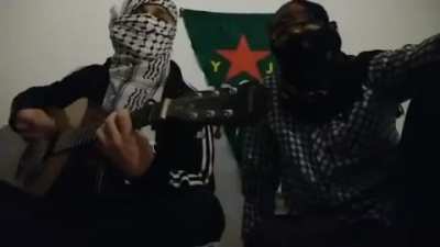 Go on home Turkish Soldiers Go on home. Have you got no f*ing home of your own? We love our self-defense in Rojava, the free mountains of Kurdistan and the whole world! A good time sharing this great Irish Rebel song remake again! #Bij&icirc;BerxwedanaGer&icirc;la