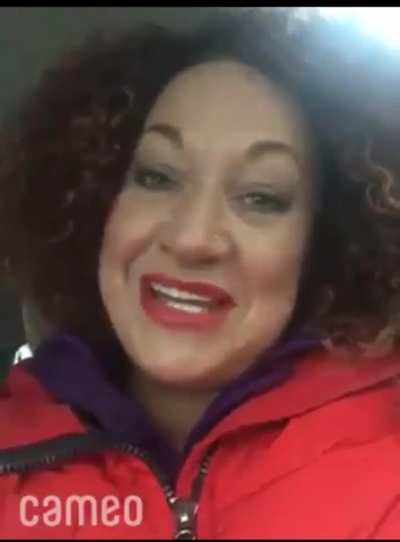 Someone paid for a cameo from the black identifying White woman Rachel Dolezal&hellip; and it&rsquo;s priceless